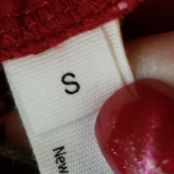 NWT's -EXLURA High Waist Red White Polka Dot Pleated Skirt Midi Swing Skirt Sz S - Picture 5 of 8